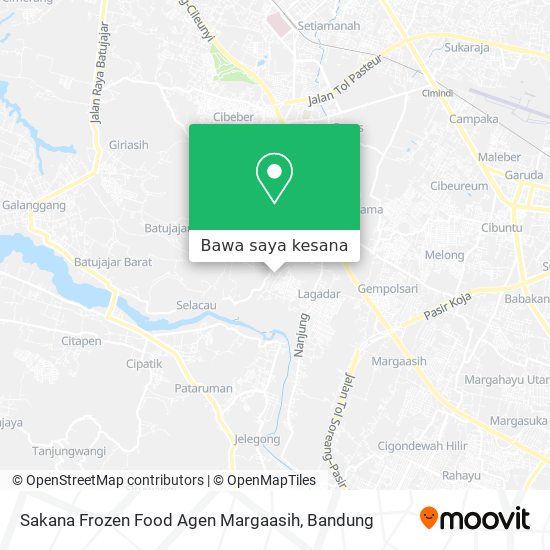 Peta Sakana Frozen Food Agen Margaasih