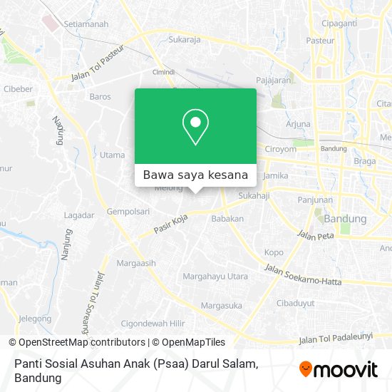 Peta Panti Sosial Asuhan Anak (Psaa) Darul Salam