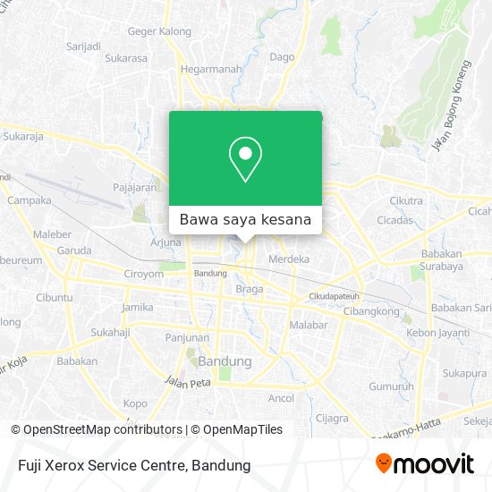 Peta Fuji Xerox Service Centre