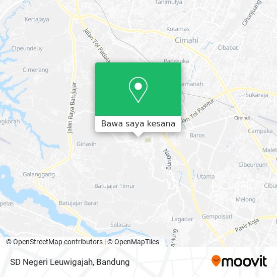 Peta SD Negeri Leuwigajah