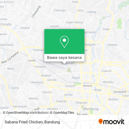 Peta Sabana Fried Chicken