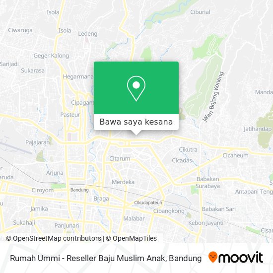 Peta Rumah Ummi - Reseller Baju Muslim Anak