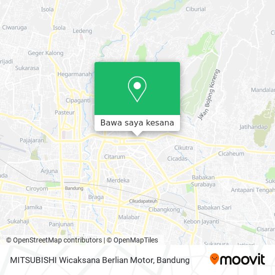 Peta MITSUBISHI Wicaksana Berlian Motor