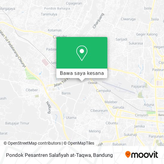 Peta Pondok Pesantren Salafiyah at-Taqwa