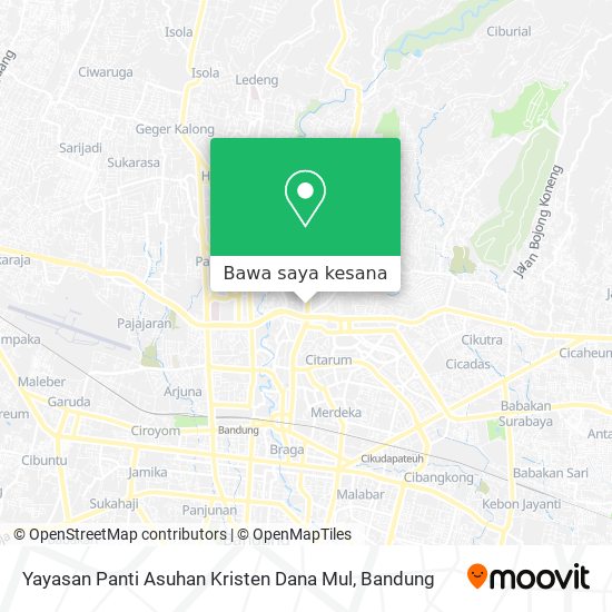 Peta Yayasan Panti Asuhan Kristen Dana Mul