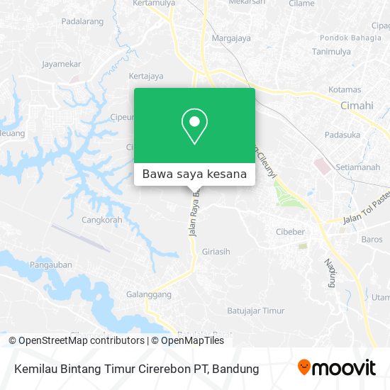 Peta Kemilau Bintang Timur Cirerebon PT