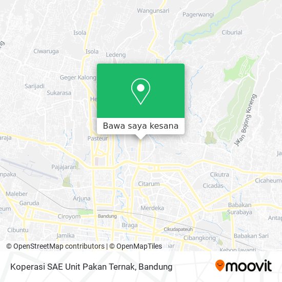 Peta Koperasi SAE Unit Pakan Ternak