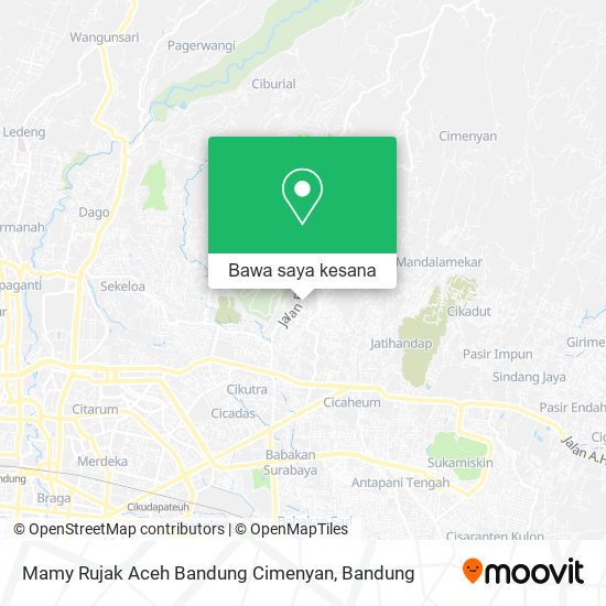 Peta Mamy Rujak Aceh Bandung Cimenyan