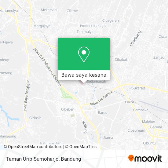 Peta Taman Urip Sumoharjo