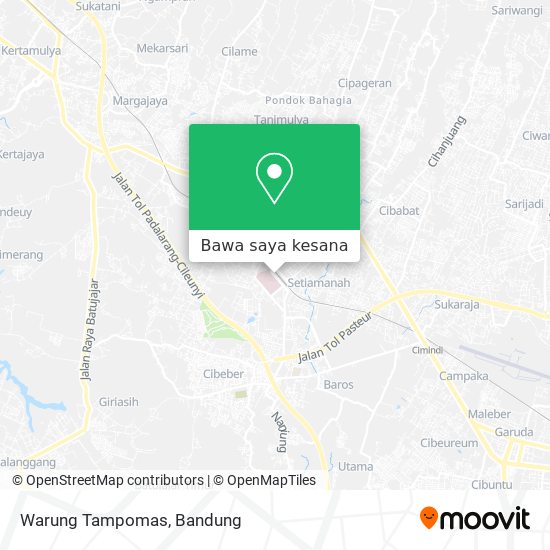 Peta Warung Tampomas