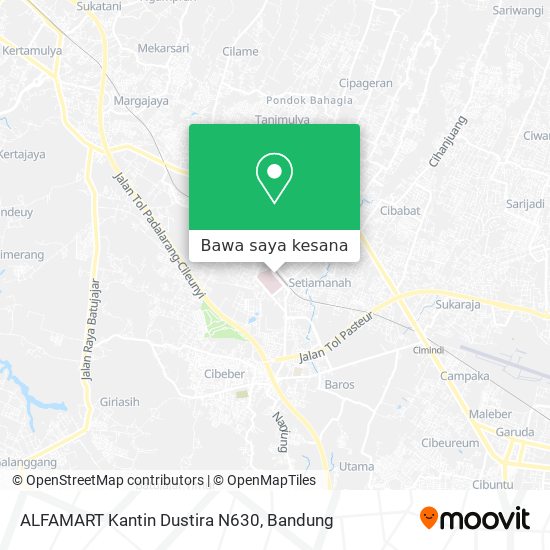 Peta ALFAMART Kantin Dustira N630