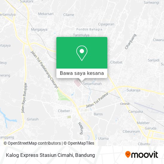 Peta Kalog Express Stasiun Cimahi