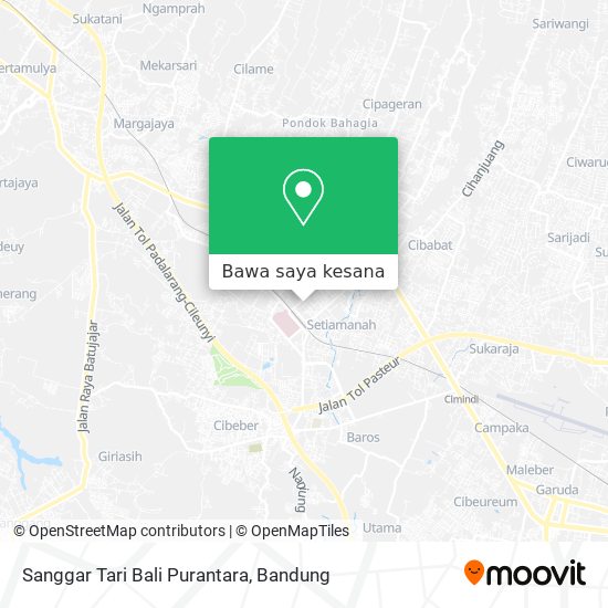 Peta Sanggar Tari Bali Purantara