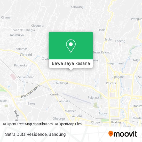 Peta Setra Duta Residence