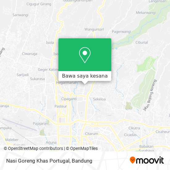 Peta Nasi Goreng Khas Portugal