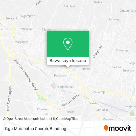 Peta Ggp Maranatha Church