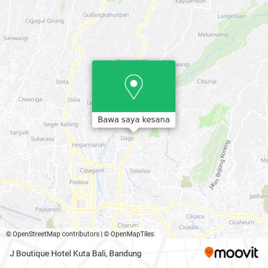 Peta J Boutique Hotel Kuta Bali