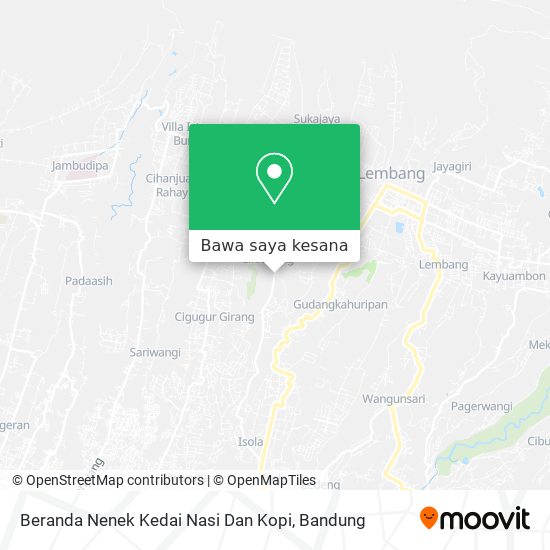 Peta Beranda Nenek Kedai Nasi Dan Kopi