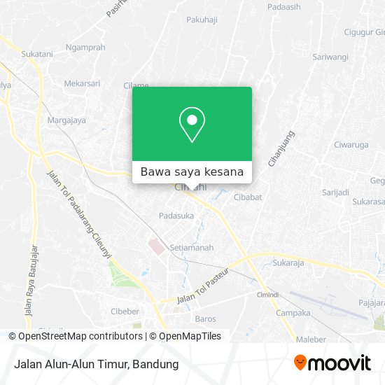 Peta Jalan Alun-Alun Timur