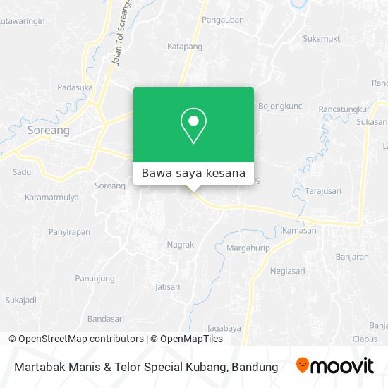 Peta Martabak Manis & Telor Special Kubang