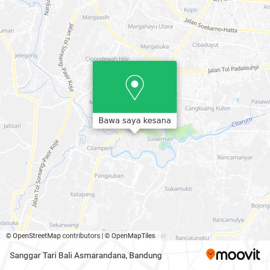 Peta Sanggar Tari Bali Asmarandana