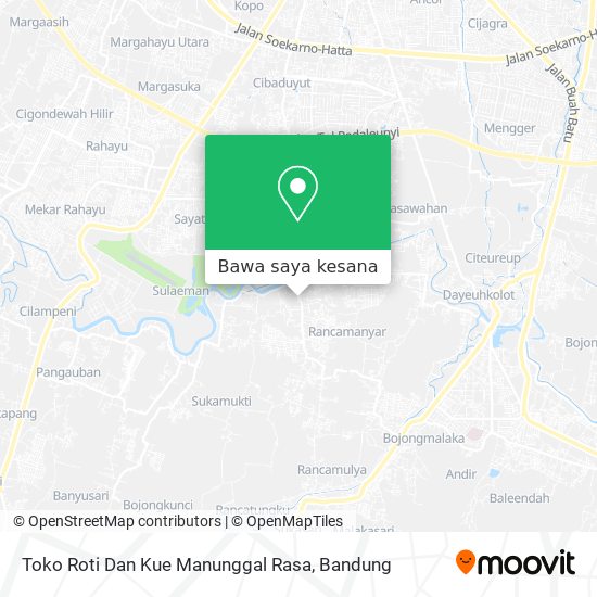 Peta Toko Roti Dan Kue Manunggal Rasa