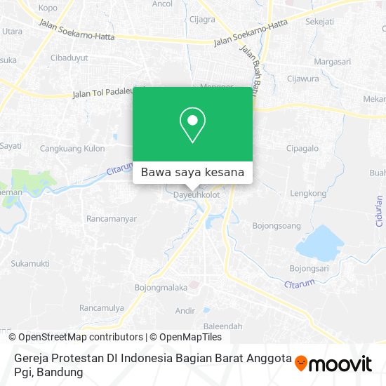Peta Gereja Protestan DI Indonesia Bagian Barat Anggota Pgi