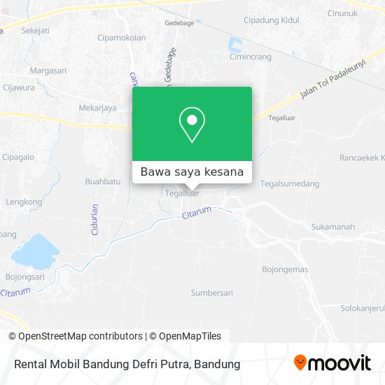 Peta Rental Mobil Bandung Defri Putra