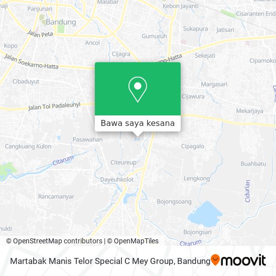 Peta Martabak Manis Telor Special C Mey Group