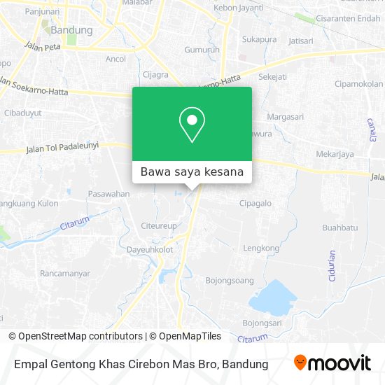 Peta Empal Gentong Khas Cirebon Mas Bro