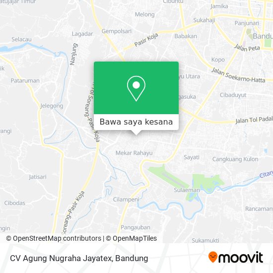 Peta CV Agung Nugraha Jayatex