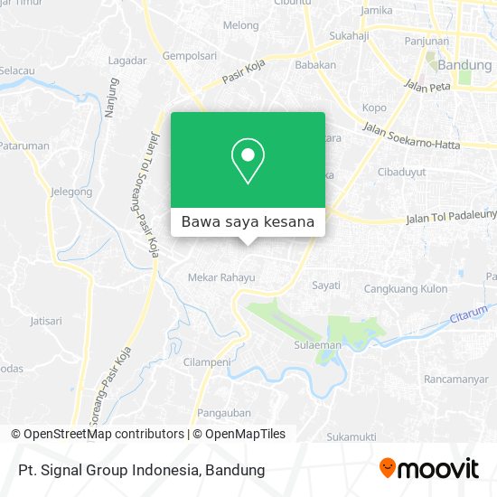 Peta Pt. Signal Group Indonesia