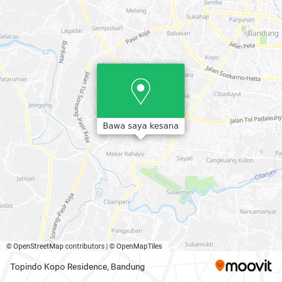 Peta Topindo Kopo Residence
