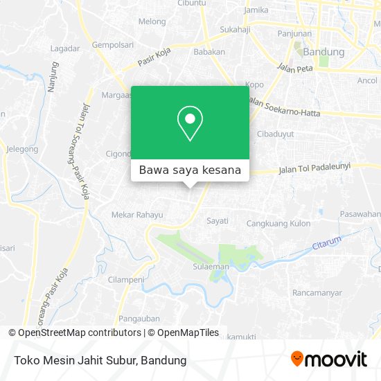 Peta Toko Mesin Jahit Subur