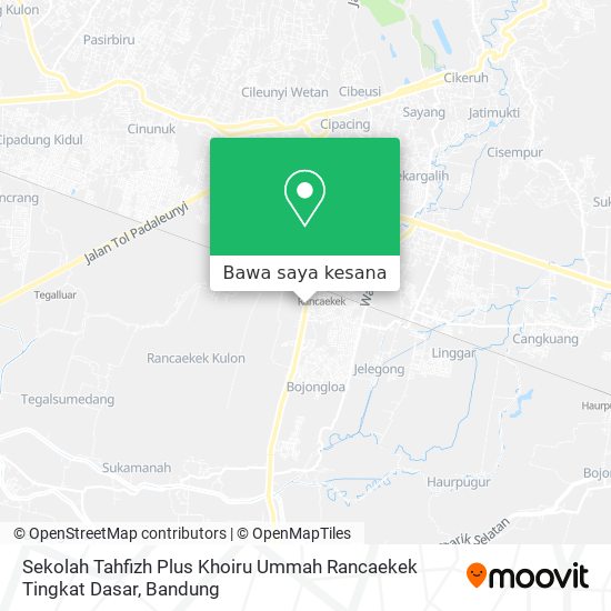 Peta Sekolah Tahfizh Plus Khoiru Ummah Rancaekek Tingkat Dasar