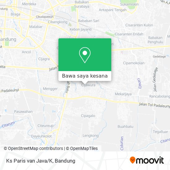 Peta Ks Paris van Java/K