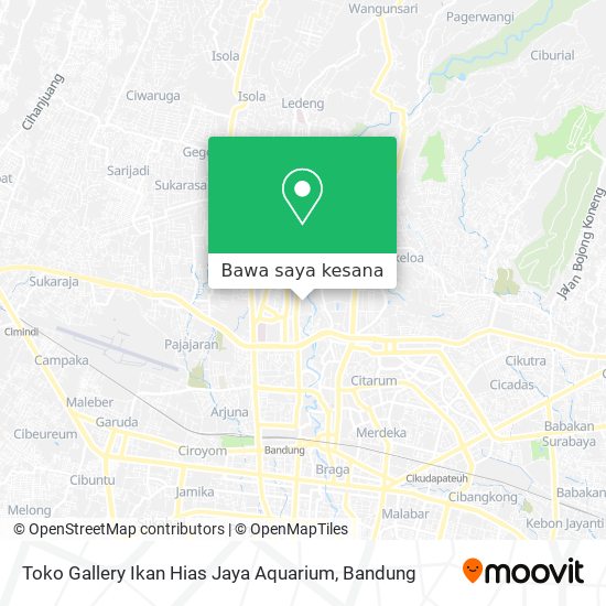 Peta Toko Gallery Ikan Hias Jaya Aquarium