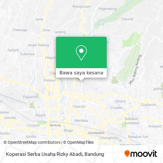 Peta Koperasi Serba Usaha Rizky Abadi