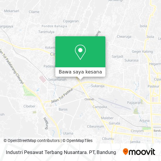 Peta Industri Pesawat Terbang Nusantara. PT