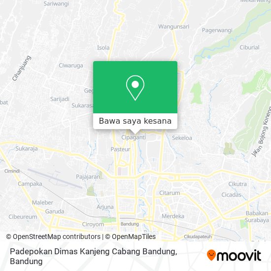 Peta Padepokan Dimas Kanjeng Cabang Bandung