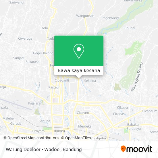 Peta Warung Doeloer - Wadoel