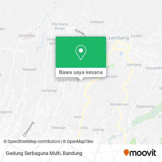 Peta Gedung Serbaguna Multi