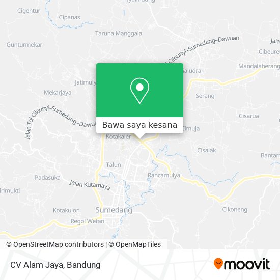 Peta CV Alam Jaya