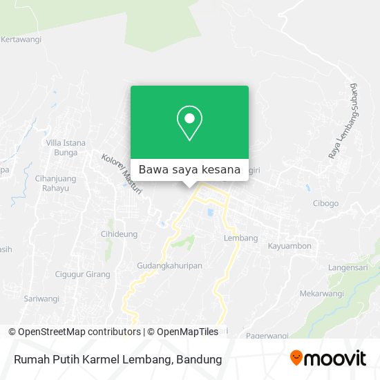 Peta Rumah Putih Karmel Lembang