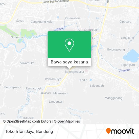 Peta Toko Irfan Jaya