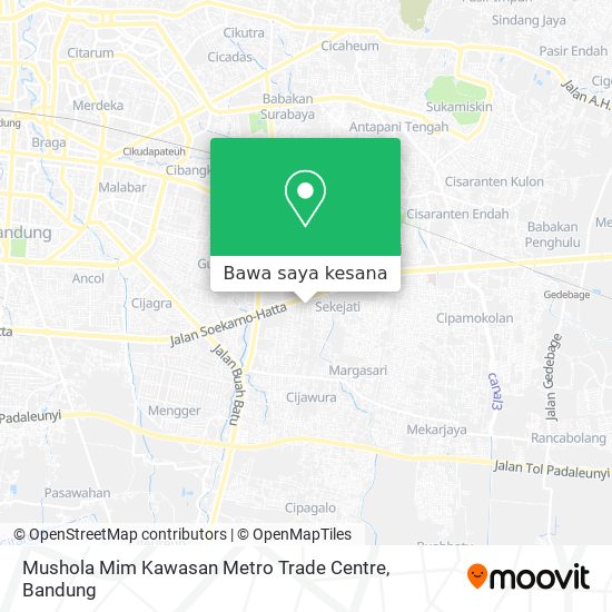 Peta Mushola Mim Kawasan Metro Trade Centre