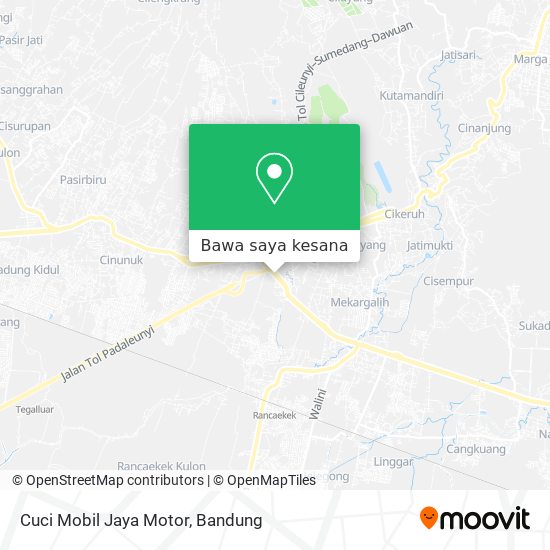 Peta Cuci Mobil Jaya Motor