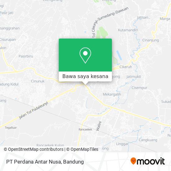 Peta PT Perdana Antar Nusa
