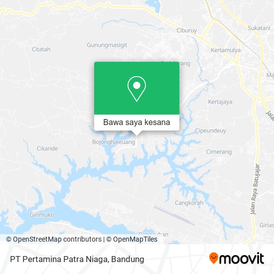 Peta PT Pertamina Patra Niaga