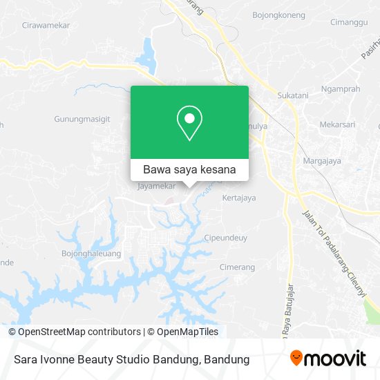 Peta Sara Ivonne Beauty Studio Bandung